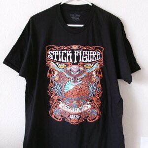 Stick Figure Red Rocks 2024 Concert T-Shirt Mens S/S Sz XL - New